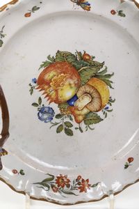 Piatto<BR>Nove, Manifattura Antonibon, 1750-1770<BR>  - Asta Maioliche e Porcellane da Collezione - Associazione Nazionale - Case d'Asta italiane