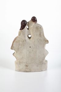 Grande gruppo.<BR>Inghilterra, Staffordshire, periodo vittoriano, XIX secolo.  - Asta Maioliche e Porcellane da Collezione - Associazione Nazionale - Case d'Asta italiane