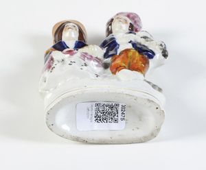 Gruppo.<BR>Inghilterra, Staffordshire, periodo vittoriano, XIX secolo.  - Asta Maioliche e Porcellane da Collezione - Associazione Nazionale - Case d'Asta italiane