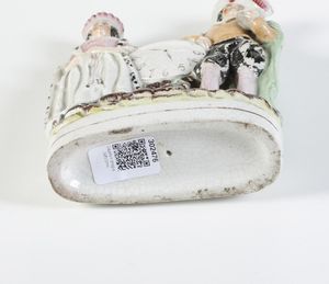 Gruppo.<BR>Inghilterra, Staffordshire, periodo vittoriano, XIX secolo.  - Asta Maioliche e Porcellane da Collezione - Associazione Nazionale - Case d'Asta italiane