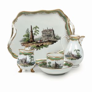 Servizio �solitaire�<BR>Vienna, Manifattura Imperiale, 1770-1780 circa<BR>  - Asta Maioliche e Porcellane da Collezione - Associazione Nazionale - Case d'Asta italiane