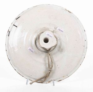 Alzatina.<BR>Deruta, XVII secolo.  - Asta Maioliche e Porcellane da Collezione - Associazione Nazionale - Case d'Asta italiane