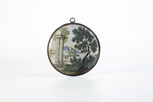 Otto mattonelle.<BR>Castelli, XVIII secolo.  - Asta Maioliche e Porcellane da Collezione - Associazione Nazionale - Case d'Asta italiane