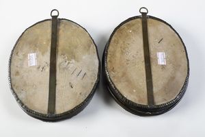 Otto mattonelle.<BR>Castelli, XVIII secolo.  - Asta Maioliche e Porcellane da Collezione - Associazione Nazionale - Case d'Asta italiane