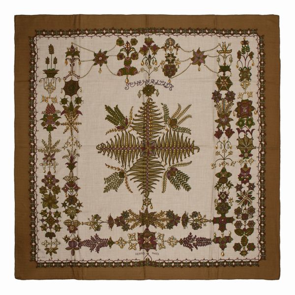 Hermès : Grand foulard Sch�h�razade  - Asta Luxury Fashion - Associazione Nazionale - Case d'Asta italiane