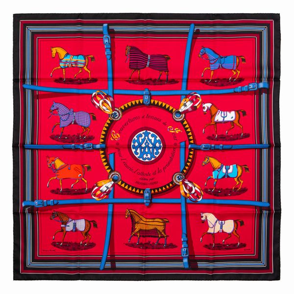 Hermès : Foulard Couvertures et Tenues De Jour  - Asta Luxury Fashion - Associazione Nazionale - Case d'Asta italiane