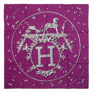 Hermès - Foulard Vif Argent