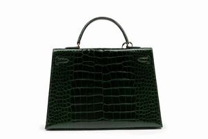 Hermès : Borsa Kelly Sellier 35 cm  - Asta Luxury Fashion - Associazione Nazionale - Case d'Asta italiane