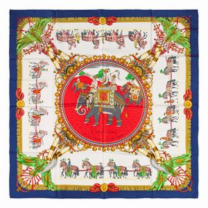 Hermès - Foulard Capara�ons de la France et de l'Inde
