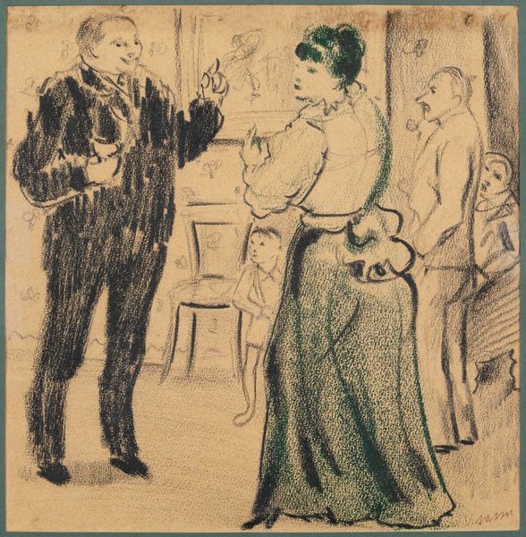 ALIGI SASSU : Senza titolo (scena d�interno)  - Asta Arte Moderna e Contemporanea - Associazione Nazionale - Case d'Asta italiane