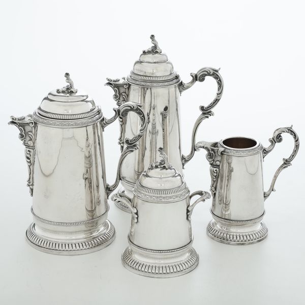 Servizio da tè e caffè. Argenteria italiana del XX secolo, marchio dell'argentiere consunto  - Asta Argenti - Associazione Nazionale - Case d'Asta italiane