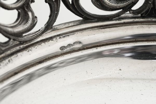 Cestino. Argenteria italiana del XX secolo. Argentiere Ricci & C. Alessandria  - Asta Argenti - Associazione Nazionale - Case d'Asta italiane