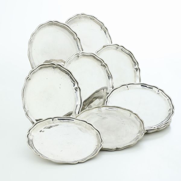 Dodici piatti. Argenteria veneta del XX secolo  - Asta Argenti - Associazione Nazionale - Case d'Asta italiane