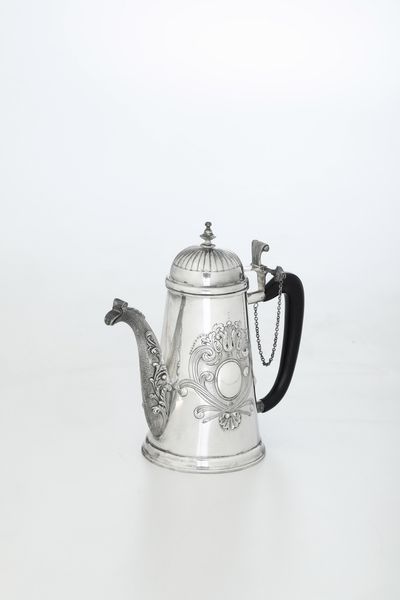Caffettiera. Argenteria italiana del XX secolo, marchio dell'argentiere consunto  - Asta Argenti - Associazione Nazionale - Case d'Asta italiane