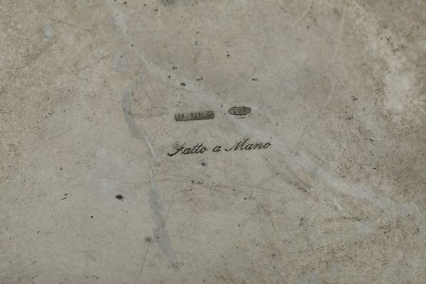Centrotavola. Argenteria toscana del XX secolo, argentiere Alvignani & Galeotti, Firenze 	  - Asta Argenti - Associazione Nazionale - Case d'Asta italiane