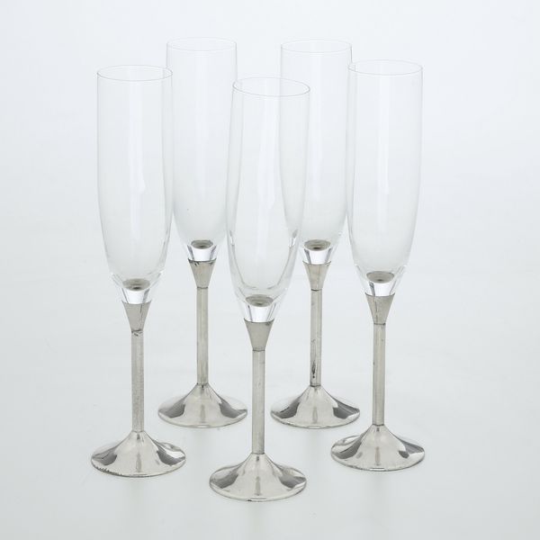 Cinque calici. Argenteria italiana del XX secolo  - Asta Argenti - Associazione Nazionale - Case d'Asta italiane