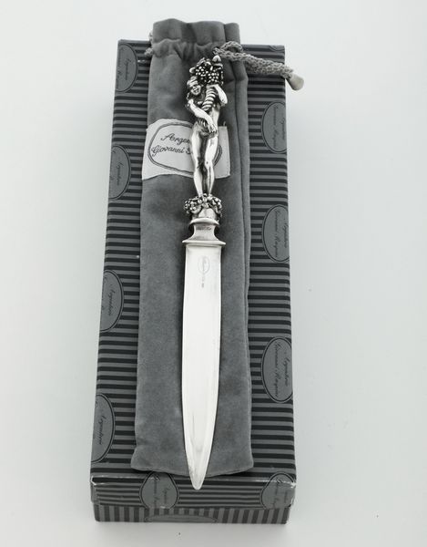 Tagliacarte. Argenteria toscana del XX-XXI secolo, argentiere Giovanni Raspini, Arezzo  - Asta Argenti - Associazione Nazionale - Case d'Asta italiane