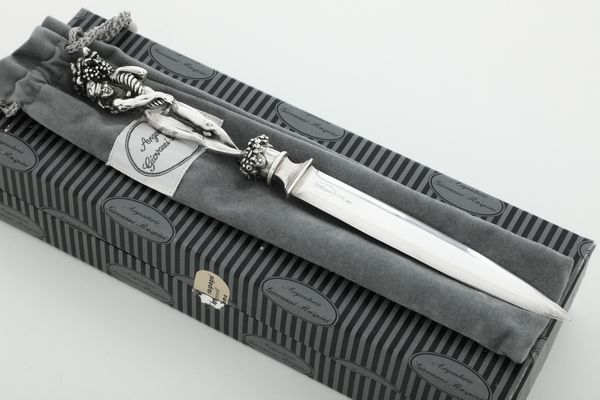 Tagliacarte. Argenteria toscana del XX-XXI secolo, argentiere Giovanni Raspini, Arezzo  - Asta Argenti - Associazione Nazionale - Case d'Asta italiane