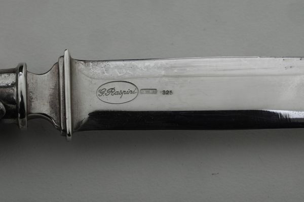 Tagliacarte. Argenteria toscana del XX-XXI secolo, argentiere Giovanni Raspini, Arezzo  - Asta Argenti - Associazione Nazionale - Case d'Asta italiane