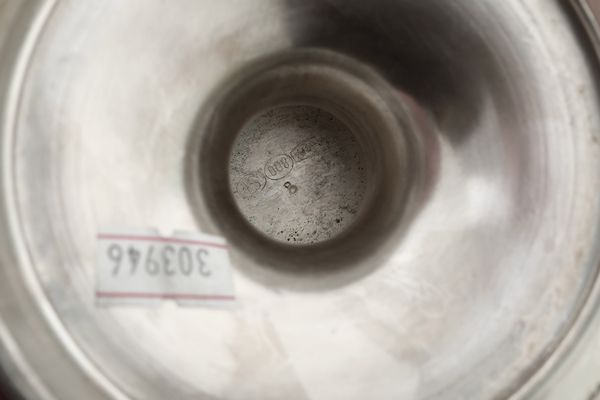 Bollitore. Argenteria siciliana del XX secolo, argentiere Eugenio Stancampiano, Palermo  - Asta Argenti - Associazione Nazionale - Case d'Asta italiane