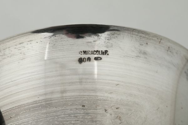 Lotto di coppe in argento. Varie manifatture italiane del XX secolo  - Asta Argenti - Associazione Nazionale - Case d'Asta italiane