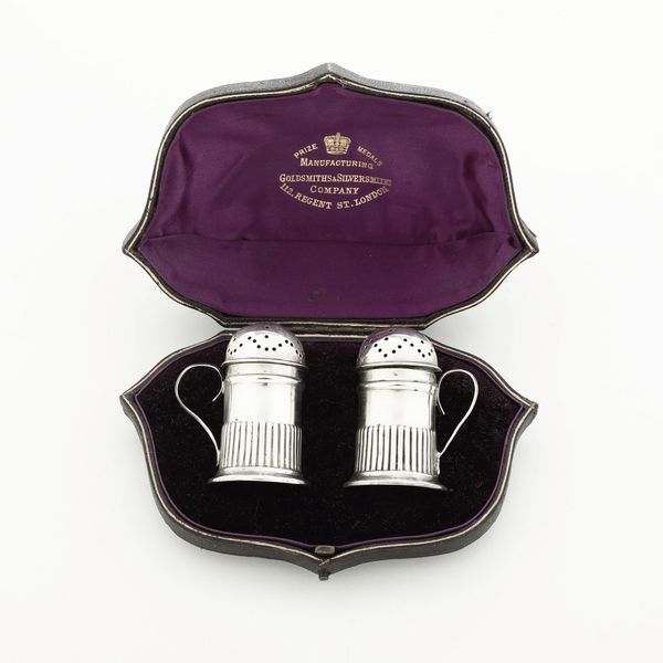 Coppia di saliere. Birmingham 1887  - Asta Argenti - Associazione Nazionale - Case d'Asta italiane