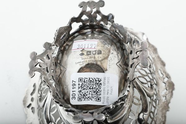 Cestino. Londra 1902, argentiere WC  - Asta Argenti - Associazione Nazionale - Case d'Asta italiane