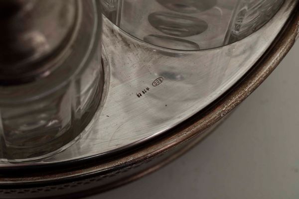 Oliera e portampolle in argento. Inghilterra e Italia XX secolo  - Asta Argenti - Associazione Nazionale - Case d'Asta italiane