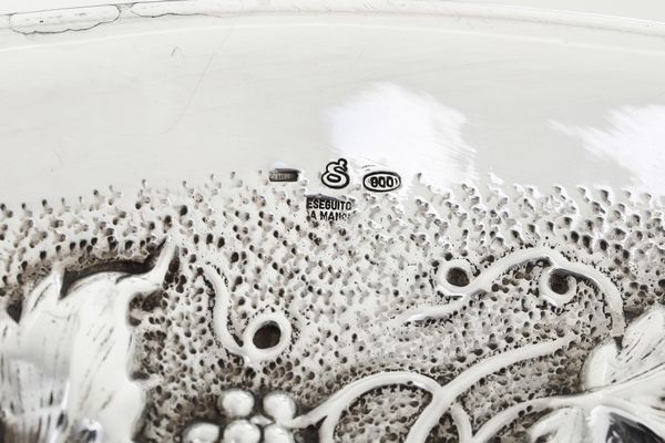 Piatto. Argenteria milanese del XX secolo, argentiere Giuseppe Silva  - Asta Argenti - Associazione Nazionale - Case d'Asta italiane