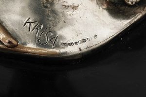 Tre lampade da tavolo rivestite in argento. Differenti argenterie italiane del XX secolo  - Asta Argenti - Associazione Nazionale - Case d'Asta italiane