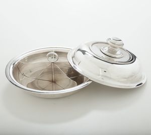 Legumiera. Argenteria milanese del XX secolo. Argentiere Miracoli  - Asta Argenti - Associazione Nazionale - Case d'Asta italiane