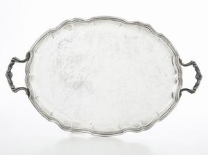 Vassoio biansato. Argenteria italiana, prima metà del XX secolo  - Asta Argenti - Associazione Nazionale - Case d'Asta italiane