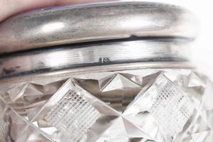 Set da toilette in argento e smalto blu. Manifattura italiana del XX secolo  - Asta Argenti - Associazione Nazionale - Case d'Asta italiane