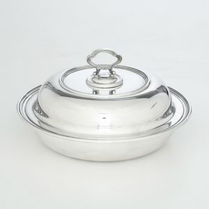 Portavivande. Argenteria milanese del XX secolo. Argentiere Miracoli  - Asta Argenti - Associazione Nazionale - Case d'Asta italiane