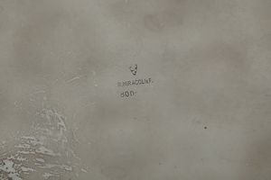 Portavivande. Argenteria milanese del XX secolo. Argentiere Miracoli  - Asta Argenti - Associazione Nazionale - Case d'Asta italiane