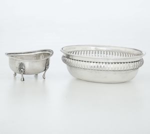 Zuccheriera e centrotavola. Argenteria italiana del XX secolo  - Asta Argenti - Associazione Nazionale - Case d'Asta italiane