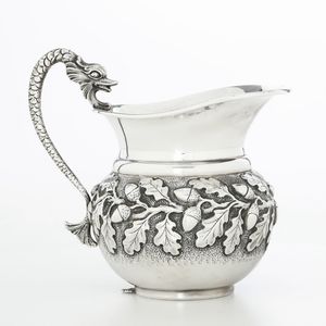 Brocca. Argenteria milanese del XX secolo, argentiere Gandolfi  - Asta Argenti - Associazione Nazionale - Case d'Asta italiane