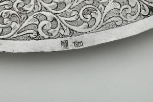 Piatto. Argenteria italiana del XX secolo  - Asta Argenti - Associazione Nazionale - Case d'Asta italiane