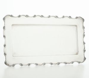 Vassoio. Argenteria milanese del XX secolo, argentiere Giuliano Boggiali  - Asta Argenti - Associazione Nazionale - Case d'Asta italiane