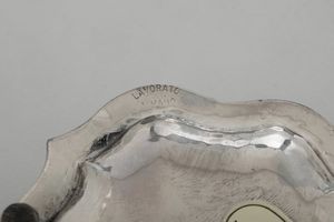 Vassoietto. Argenteria veneta del XX secolo, argentiere Brunoi Vitali, Padova  - Asta Argenti - Associazione Nazionale - Case d'Asta italiane