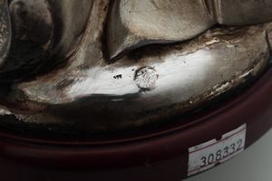 Lotto di 4 sculture ricoperte in argento. Differenti argenterie italiane del XX secolo  - Asta Argenti - Associazione Nazionale - Case d'Asta italiane