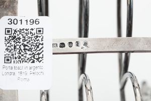 Porta toast in argento. Londra, 1819  - Asta Argenti - Associazione Nazionale - Case d'Asta italiane