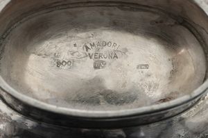Lotto di oggetti in argento. Varie argenterie italiane del XX secolo  - Asta Argenti - Associazione Nazionale - Case d'Asta italiane