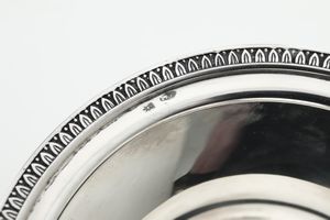 Insieme di 12 lavadita con piattini. Argenteria veneta del XX secolo, argentiere Rino Greggio, Padova<BR>  - Asta Argenti - Associazione Nazionale - Case d'Asta italiane