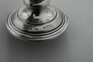 Coppia di porta calici. Birmingham 1899  - Asta Argenti - Associazione Nazionale - Case d'Asta italiane