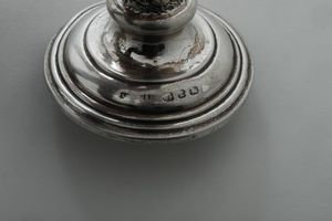 Coppia di porta calici. Birmingham 1899  - Asta Argenti - Associazione Nazionale - Case d'Asta italiane