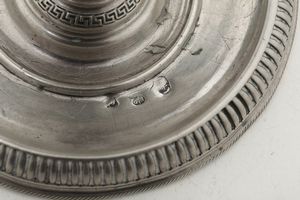 Tre bugie e una coppetta. Differenti manifatture italiane ed estere del XIX-XX secolo  - Asta Argenti - Associazione Nazionale - Case d'Asta italiane