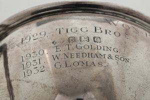 Coppa biansata. Birmingham 1902  - Asta Argenti - Associazione Nazionale - Case d'Asta italiane