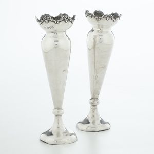 Coppia di vasetti. Londra 1905  - Asta Argenti - Associazione Nazionale - Case d'Asta italiane