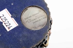 Coppia di sculturine raffiguranti contadinelli e scultura raffigurante clown in caolino e argento. Manifattura artistica italiana del XX secolo  - Asta Argenti - Associazione Nazionale - Case d'Asta italiane